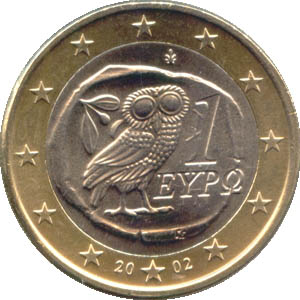 Euromünze Griechenland